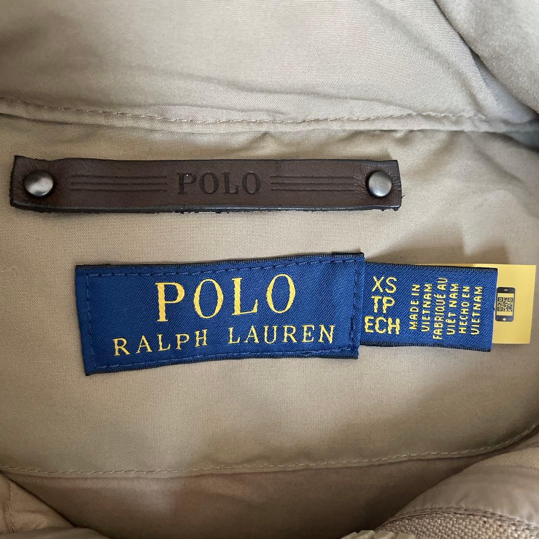 【未使用】ポロラルフローレン　ダウンベスト　フード　現行タグ　ポニー刺繍　XS