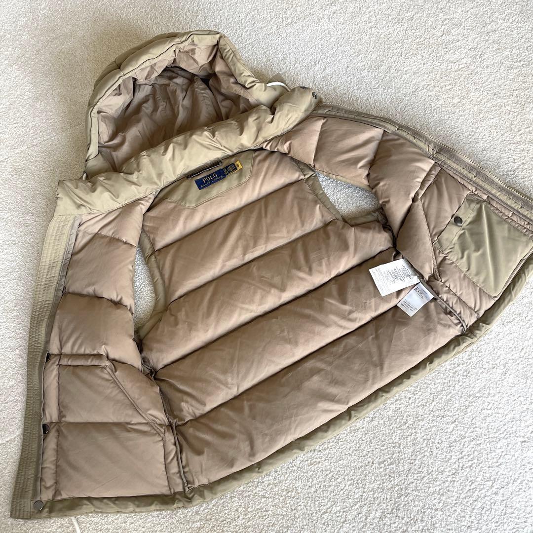 【未使用】ポロラルフローレン　ダウンベスト　フード　現行タグ　ポニー刺繍　XS