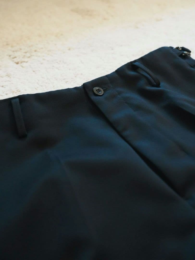 【未使用】IRENISA SEMI FLARED PANTS/ NAVY