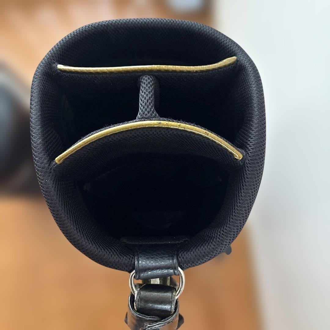 Titleist キャディバッグ 黒/白/金