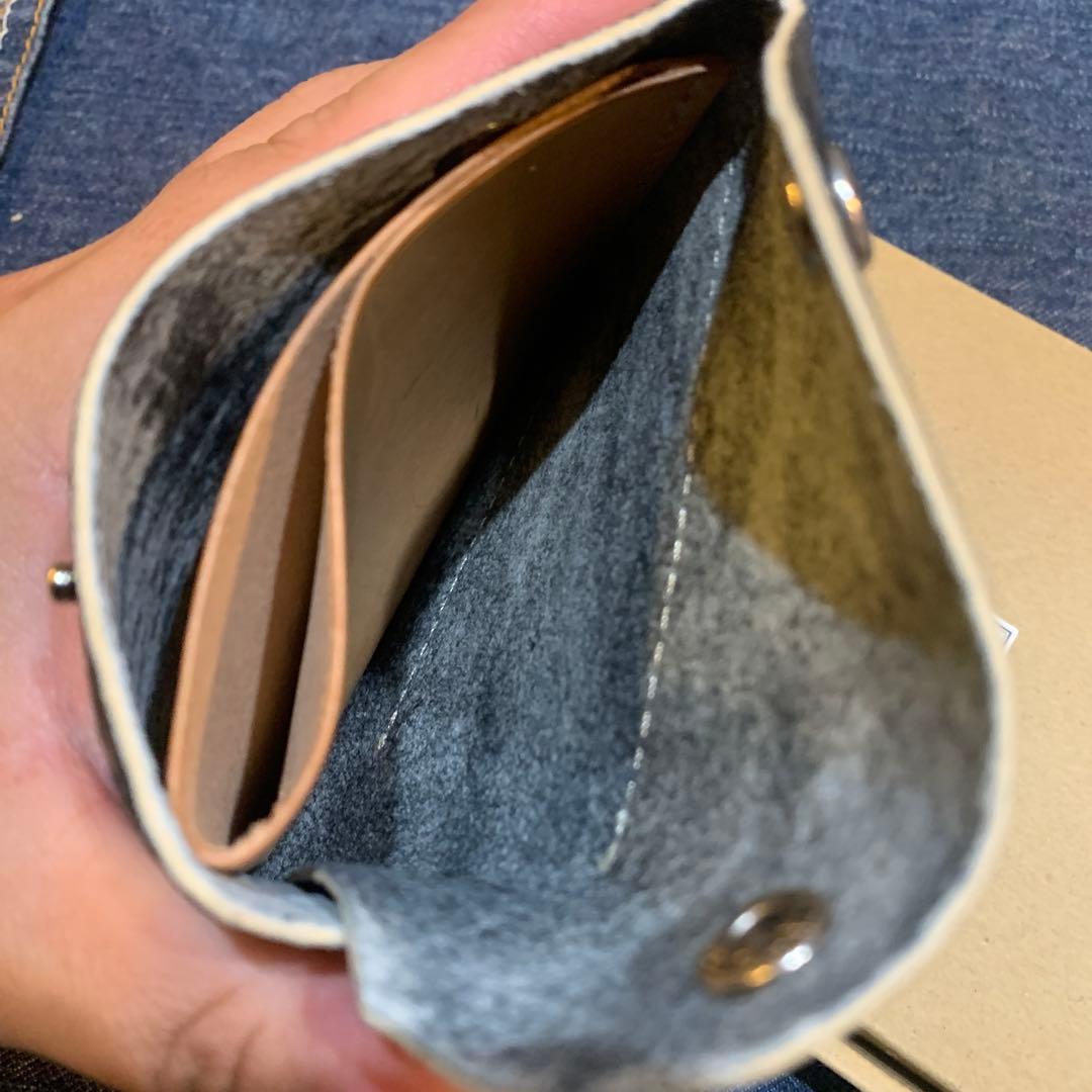 GOSUKEYA LEATHER 黒桟革 極 ライダースミニウォレット改