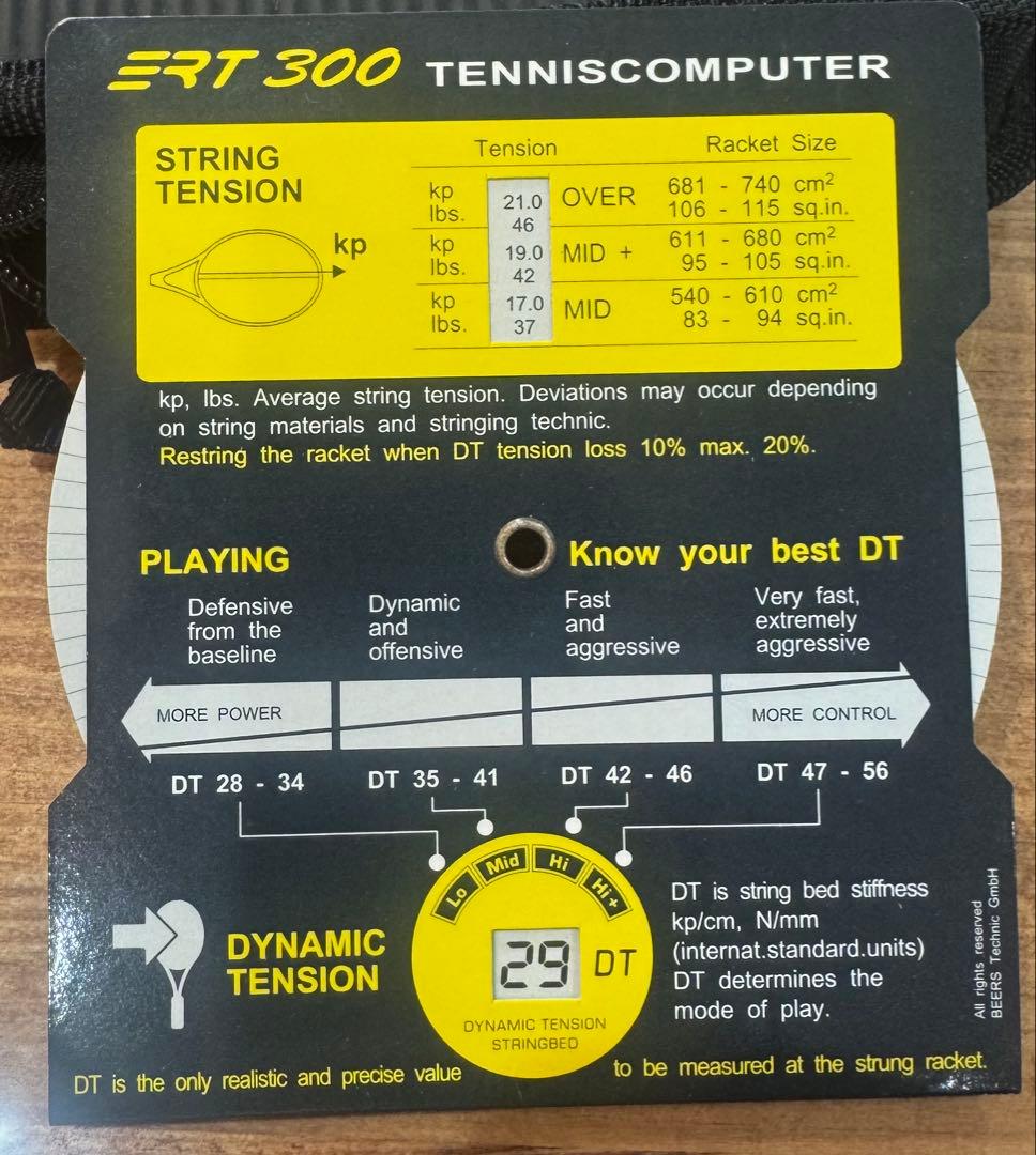 ラ*️様 ゴーセン　テニスコンピューター　ERT300 測定機　テンション
