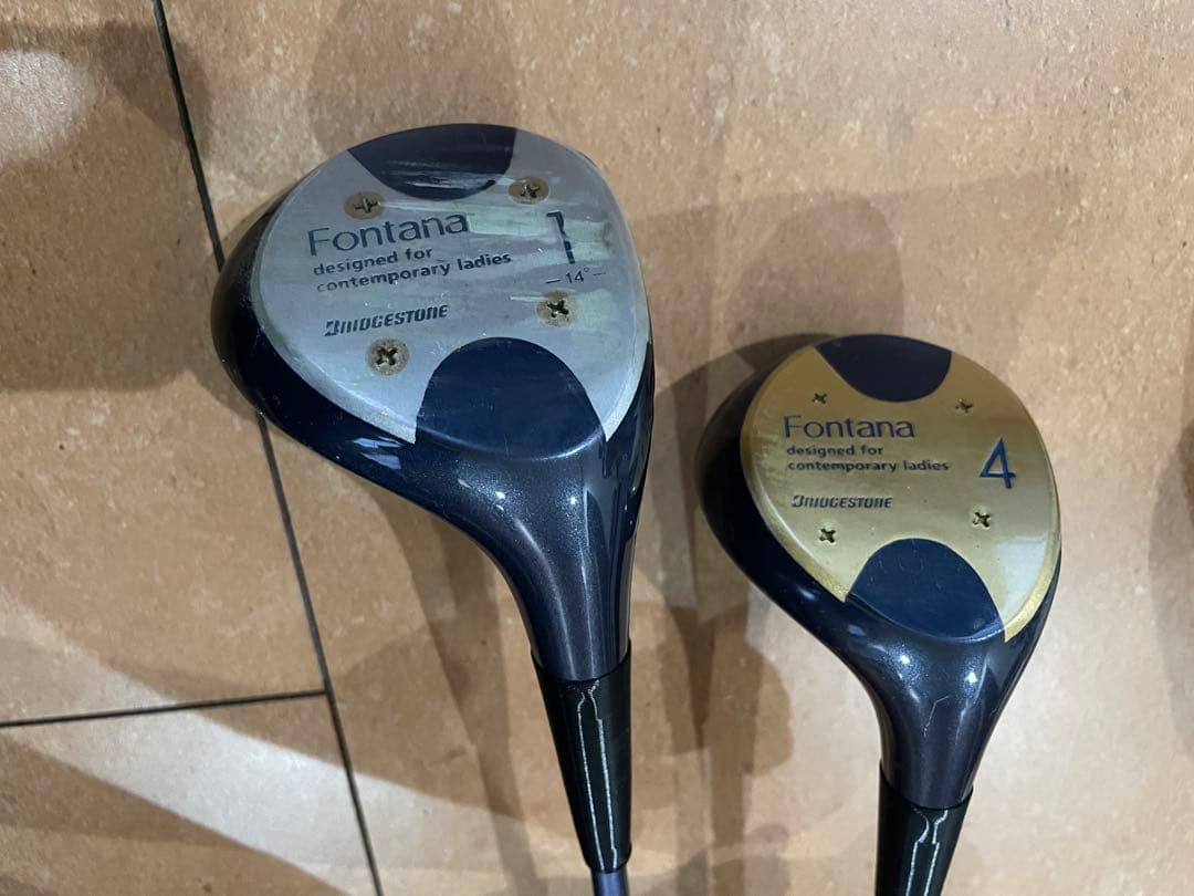 Le Coq Sportif キャディバッグ 青　ブリヂストンクラブ8点セット