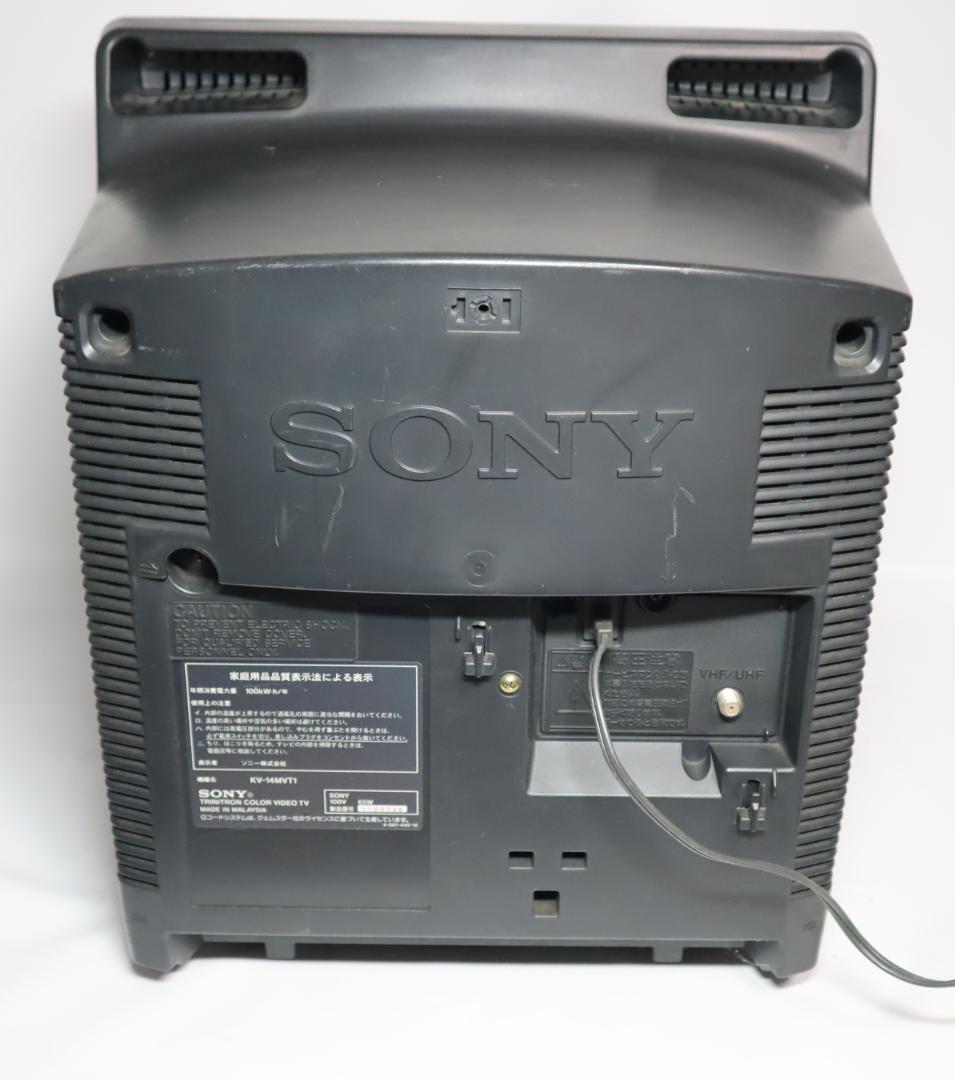 SONY トリニトロン カラービデオテレビ KV-14MVT1 稼働品ジャンク
