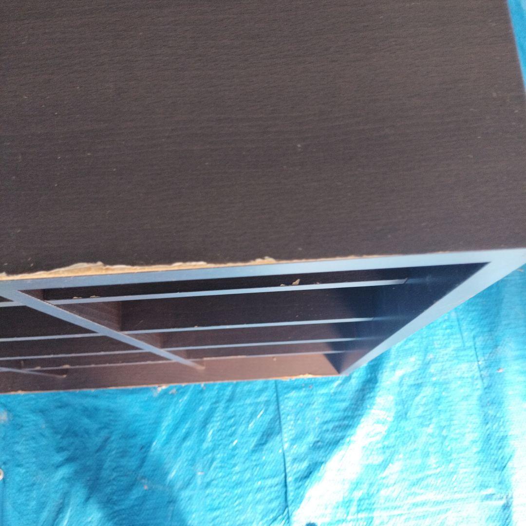 こげ茶靴箱・下駄箱・シューズラック（最下段等の削れ要確認）