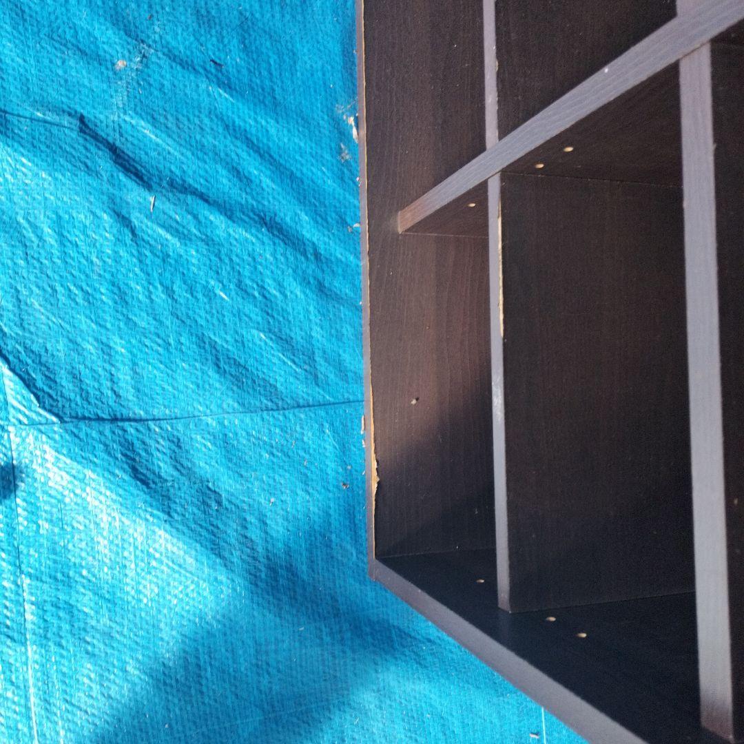 こげ茶靴箱・下駄箱・シューズラック（最下段等の削れ要確認）