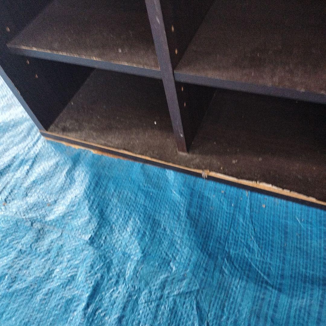 こげ茶靴箱・下駄箱・シューズラック（最下段等の削れ要確認）