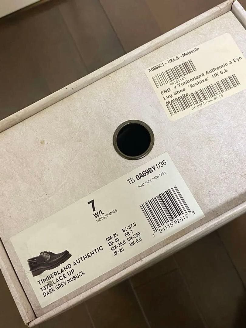 靴 END. TIMBERLAND AUTHENTIC 3 EYE LUG SHOE