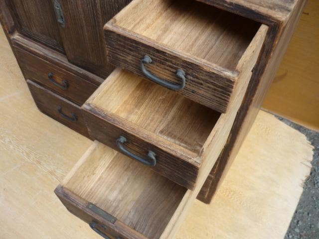 桐タンス（小）　時代箪笥　収納箪笥　引き出し　大正～昭和初期