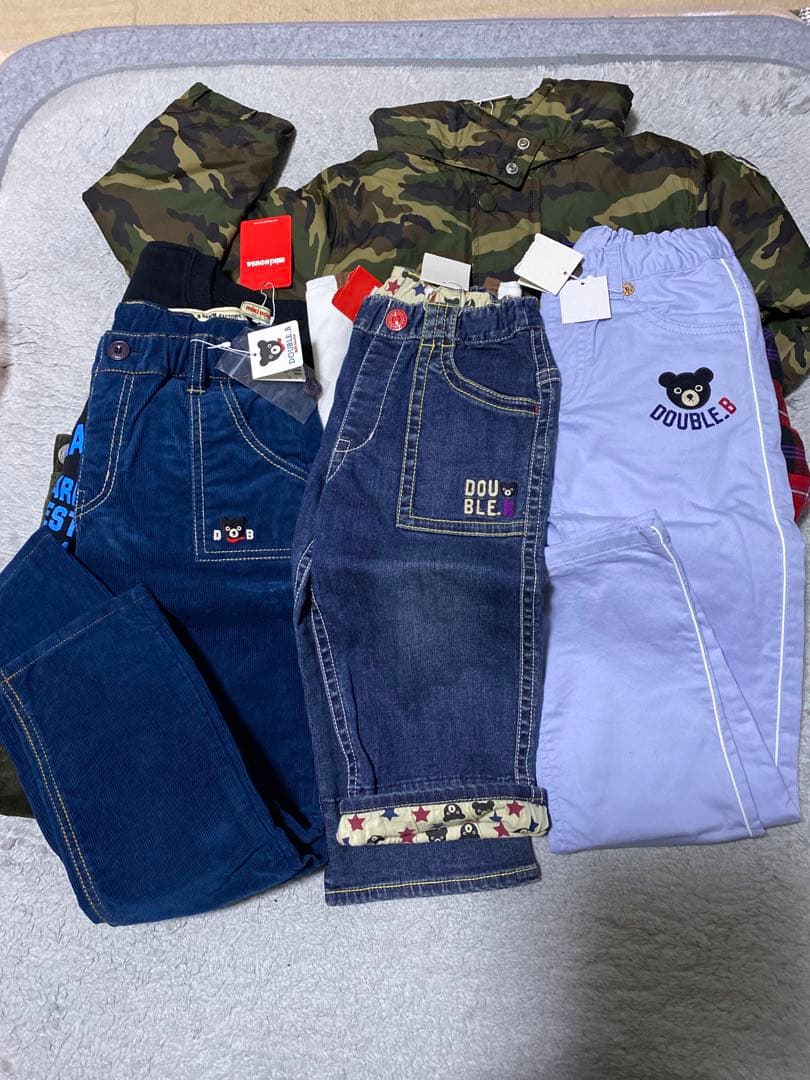 ミキハウス　ダブルB アウター、パンツ、トレーナー130