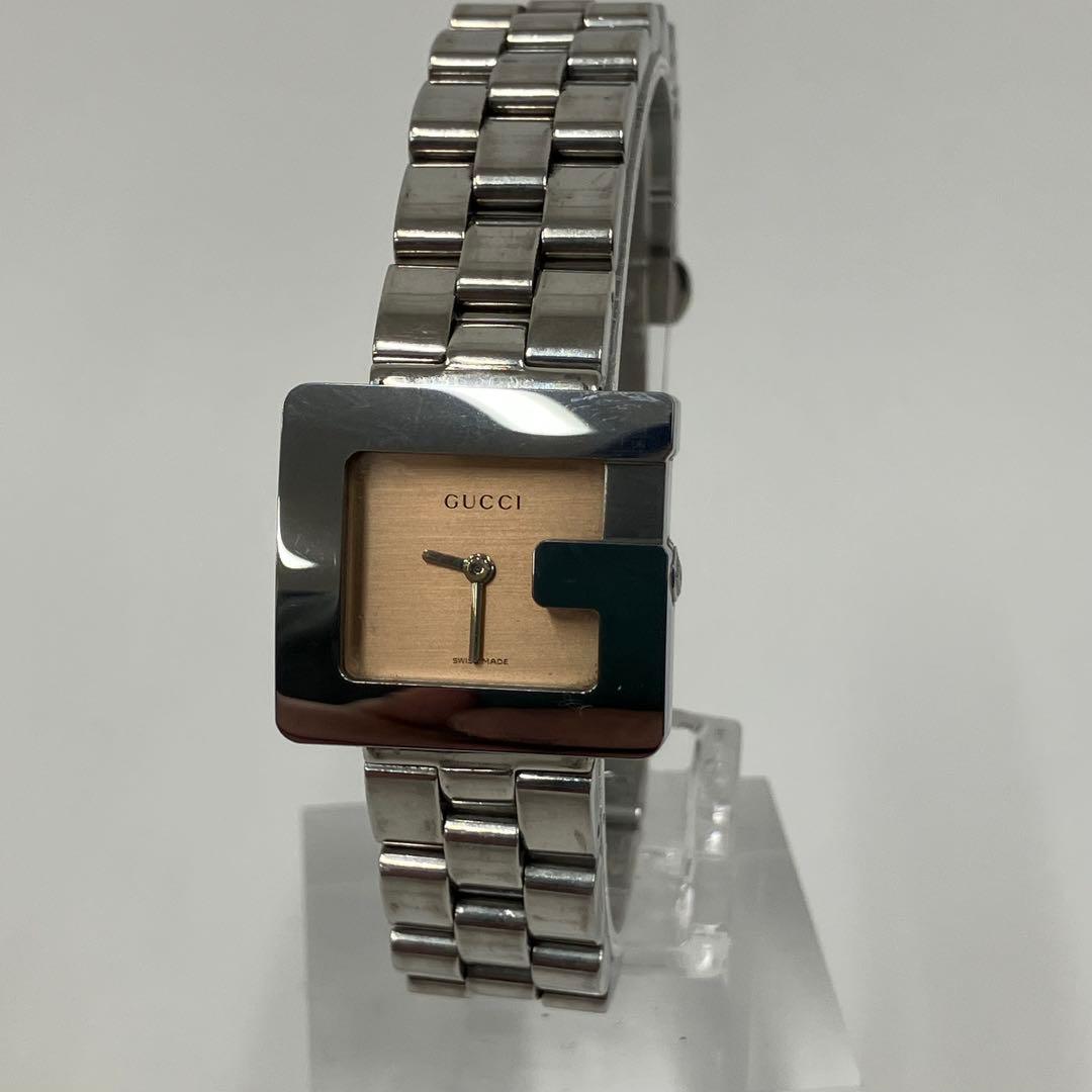 Y*O様 不動 GUCCI ３６００L Gマークウォッチ QZ/SS ピンク文字