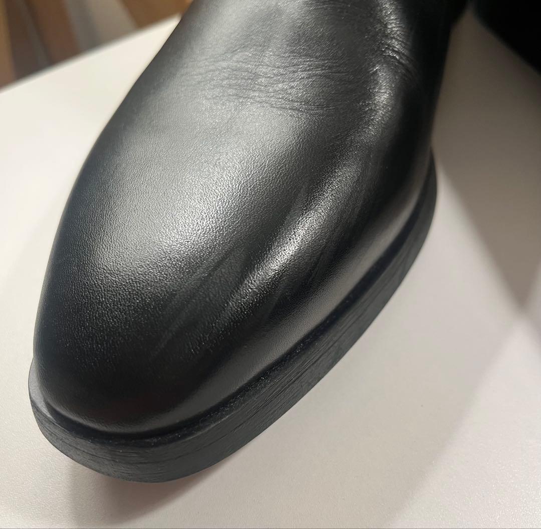 ZARA 黒 サイドゴアブーツ