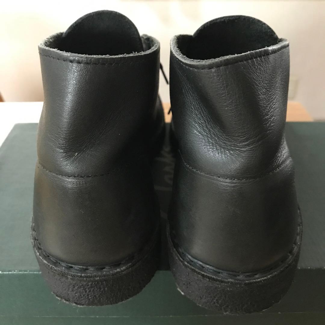 イングランド製　クラークス　デザートブーツ　レザー　ブラック