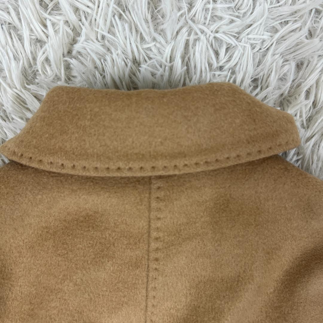 《美品》マックスマーラ 白タグ コート キャメル レディース M相当