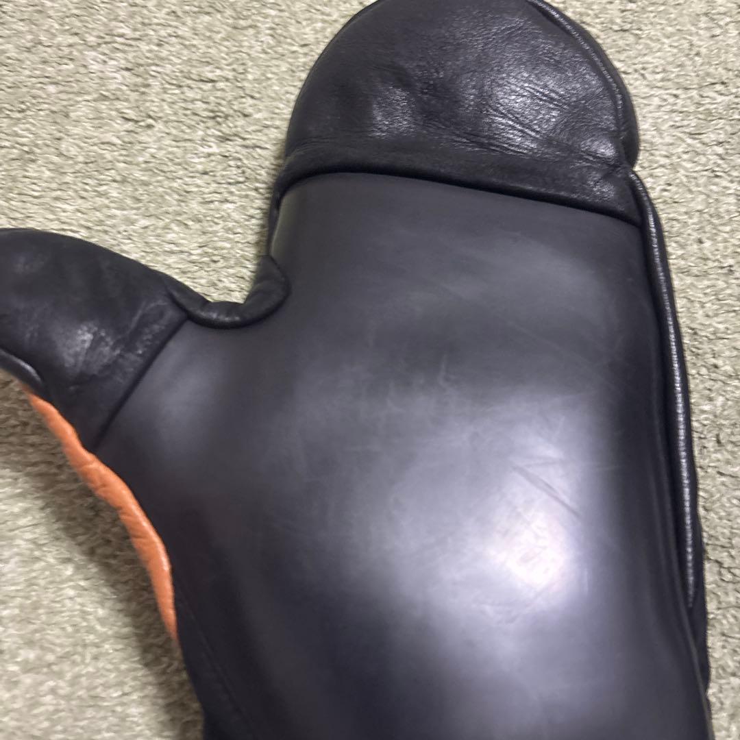 VICROY ミトングローブ 黒/茶色