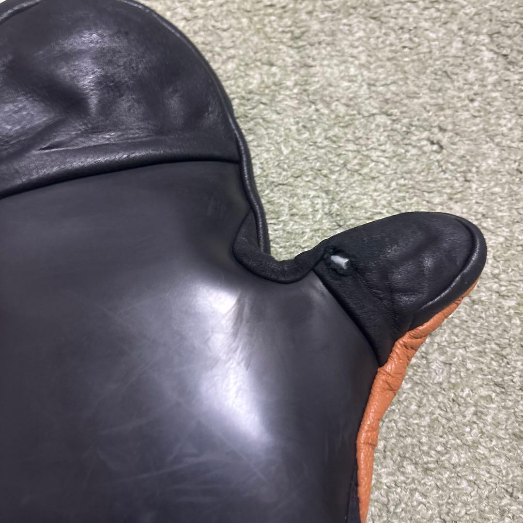 VICROY ミトングローブ 黒/茶色