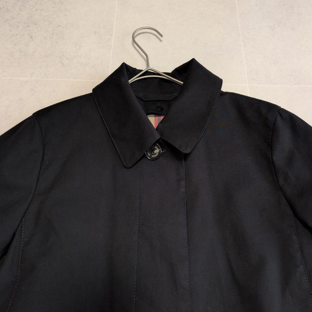 【極美品】マッキントッシュフィロソフィー ライナー付ステンカラーコート 36 紺