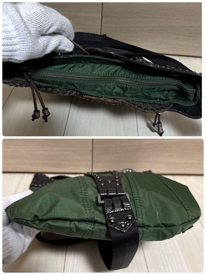 【美品】DIESEL ディーゼル ショルダーバッグ スタッズ アーカイブ Y2K