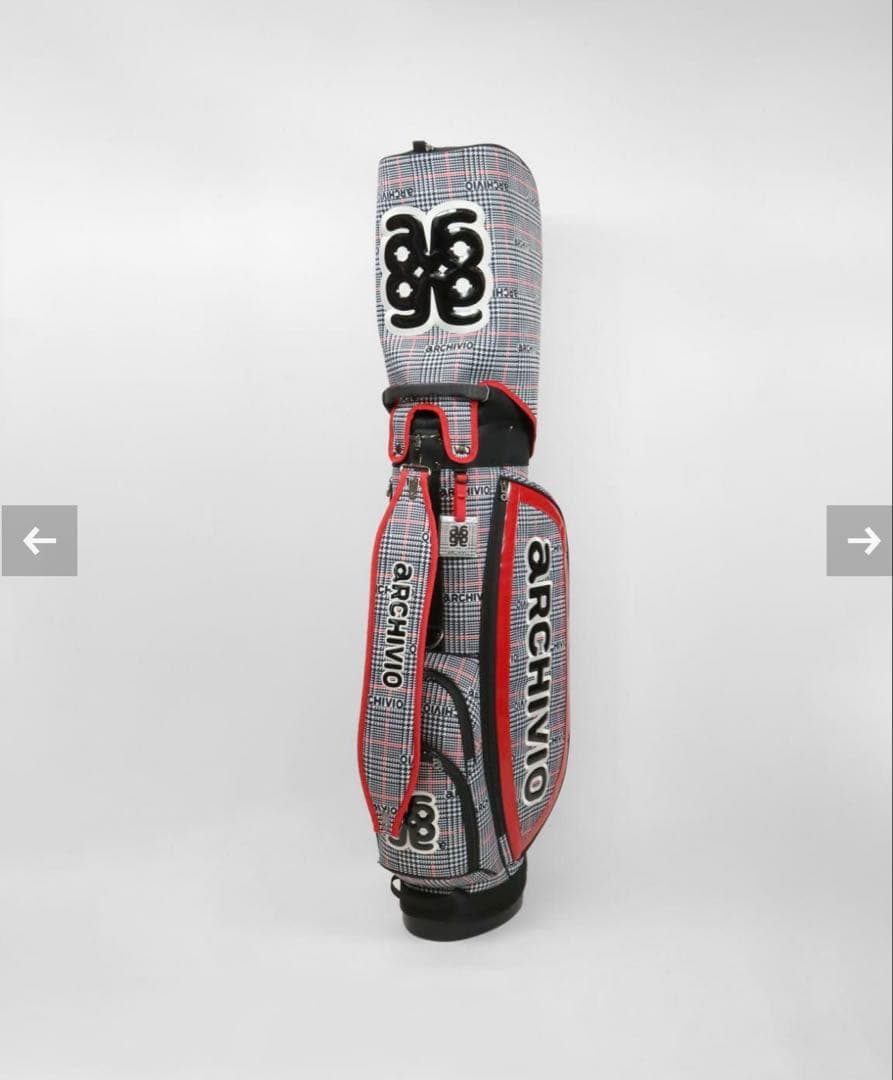 ARCHIVIO チェック柄キャディバッグセット⭐︎参考価格15万1580円⭐︎新品