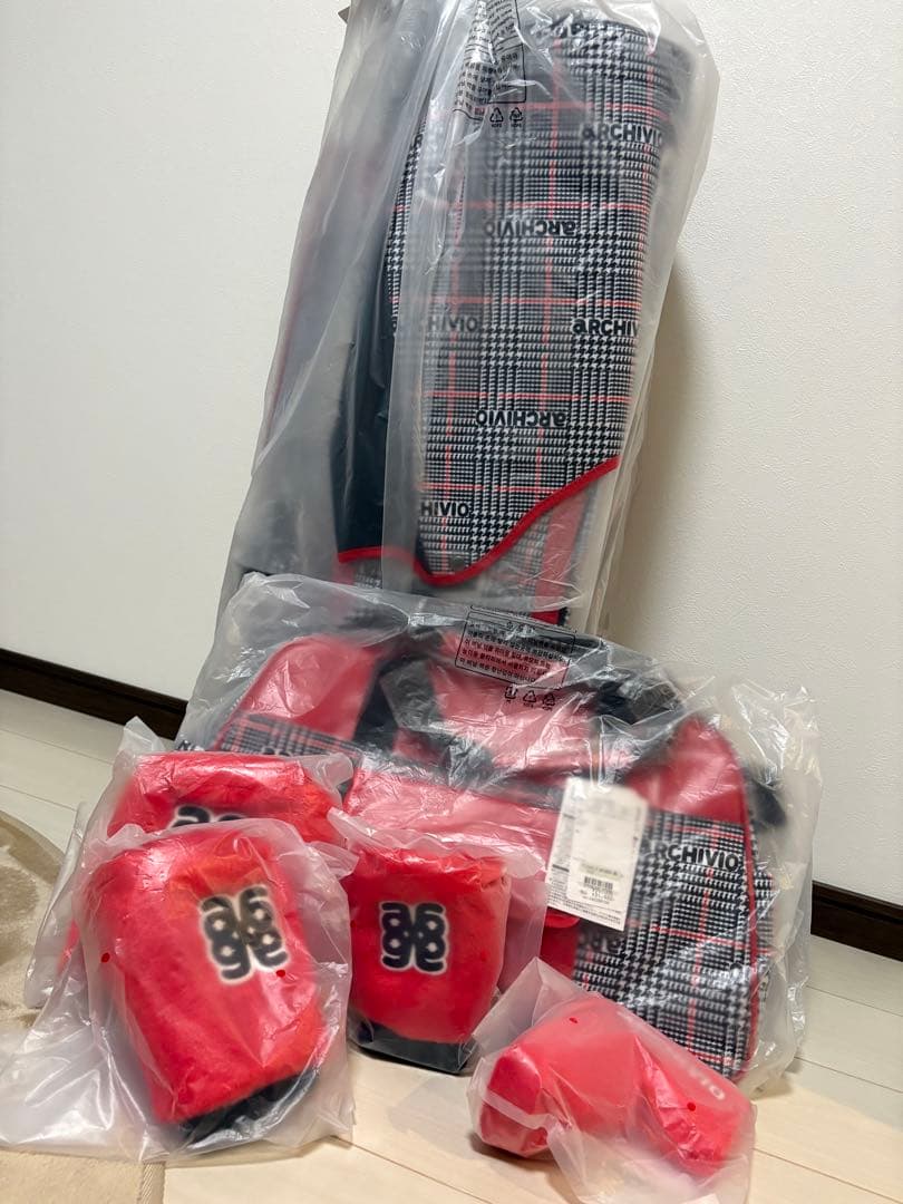 ARCHIVIO チェック柄キャディバッグセット⭐︎参考価格15万1580円⭐︎新品