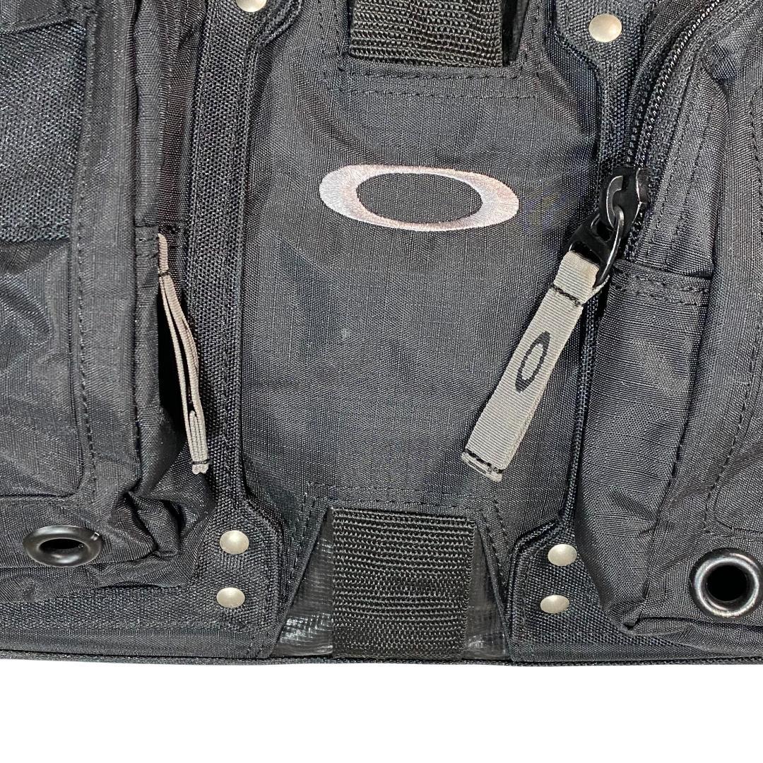 00's OAKLEY オークリー ボストン バッグ ブラック ロゴ柄 ゴルフ