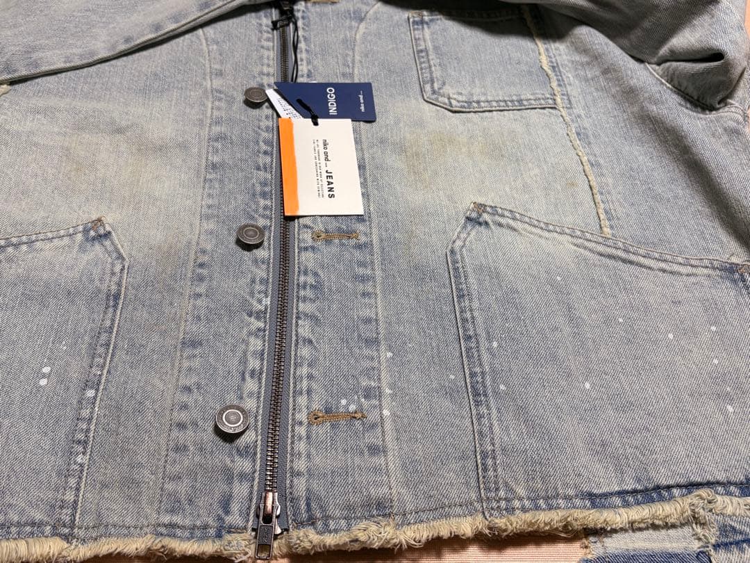 niko and ... エンジニア リメイクデニムジャケット