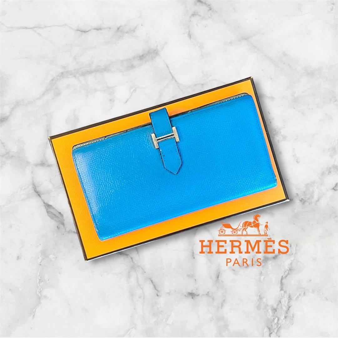 【参考価格100万円】エルメス ベアン 長財布 スフレ 人気 ブランド