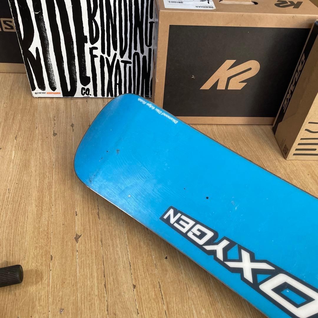 OXYGEN×K2　キッズスノーボード　バイン付3点セット　108㎝