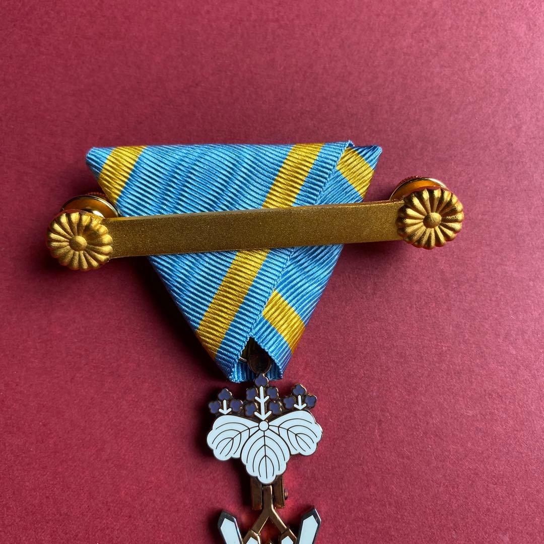 瑞宝双光章 瑞寳雙光章 略綬 勲章 元箱付