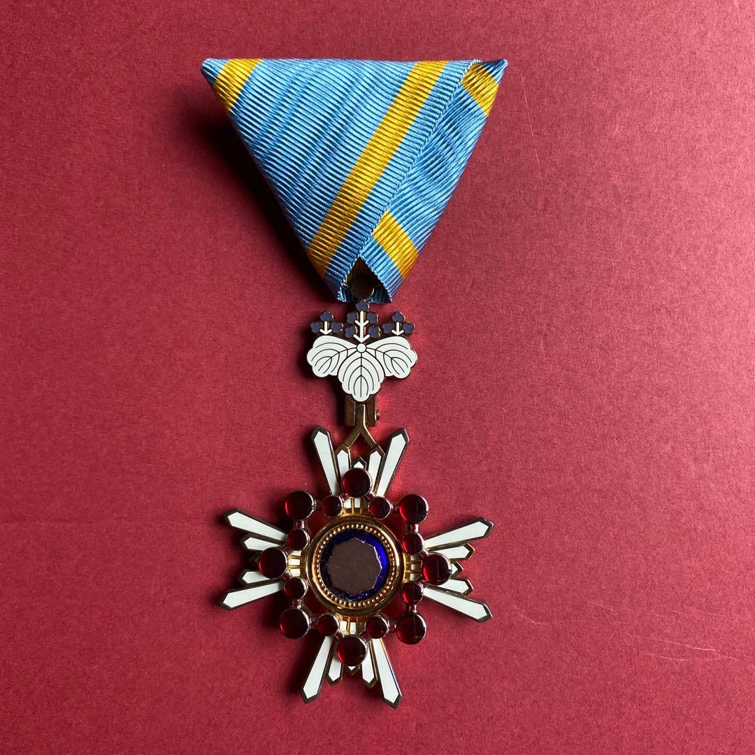 瑞宝双光章 瑞寳雙光章 略綬 勲章 元箱付