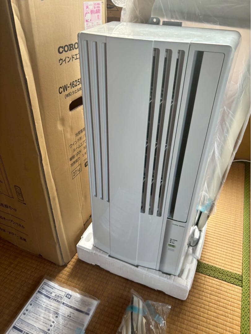 即時発送【保証2026年6月】CORONA 窓用エアコン CW-1625R-WS