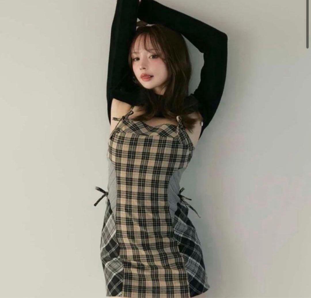 ANDMARY チェック柄スカートセットアップ