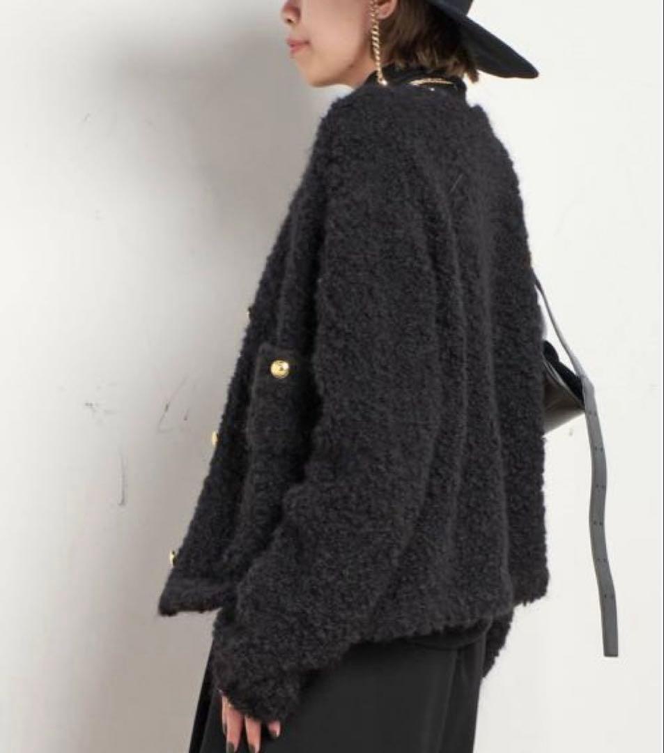 新品タグ付きAP STUDIO ニットジャケット