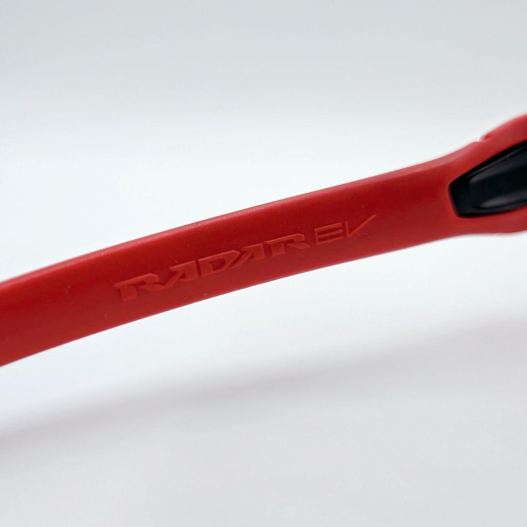 OAKLEY RADAR EV ブラック×レッド スポーツ 自転車 ランニング