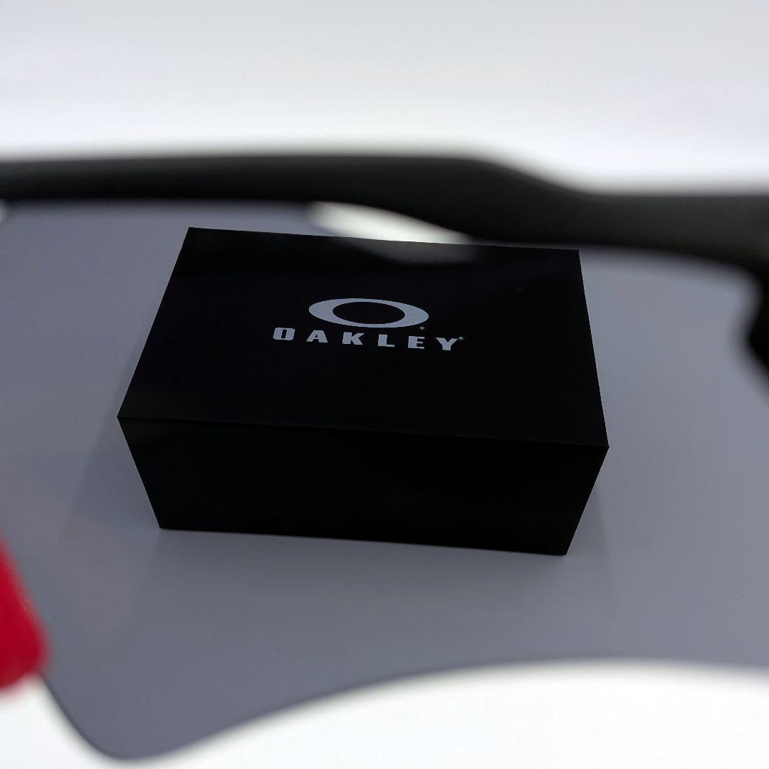 OAKLEY RADAR EV ブラック×レッド スポーツ 自転車 ランニング