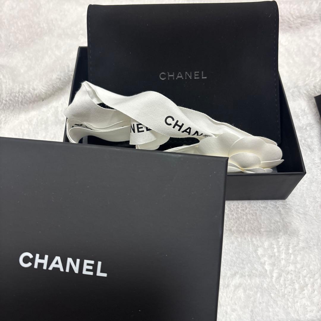 CHANEL 三つ折り財布 マトラッセ コンパクトウォレット