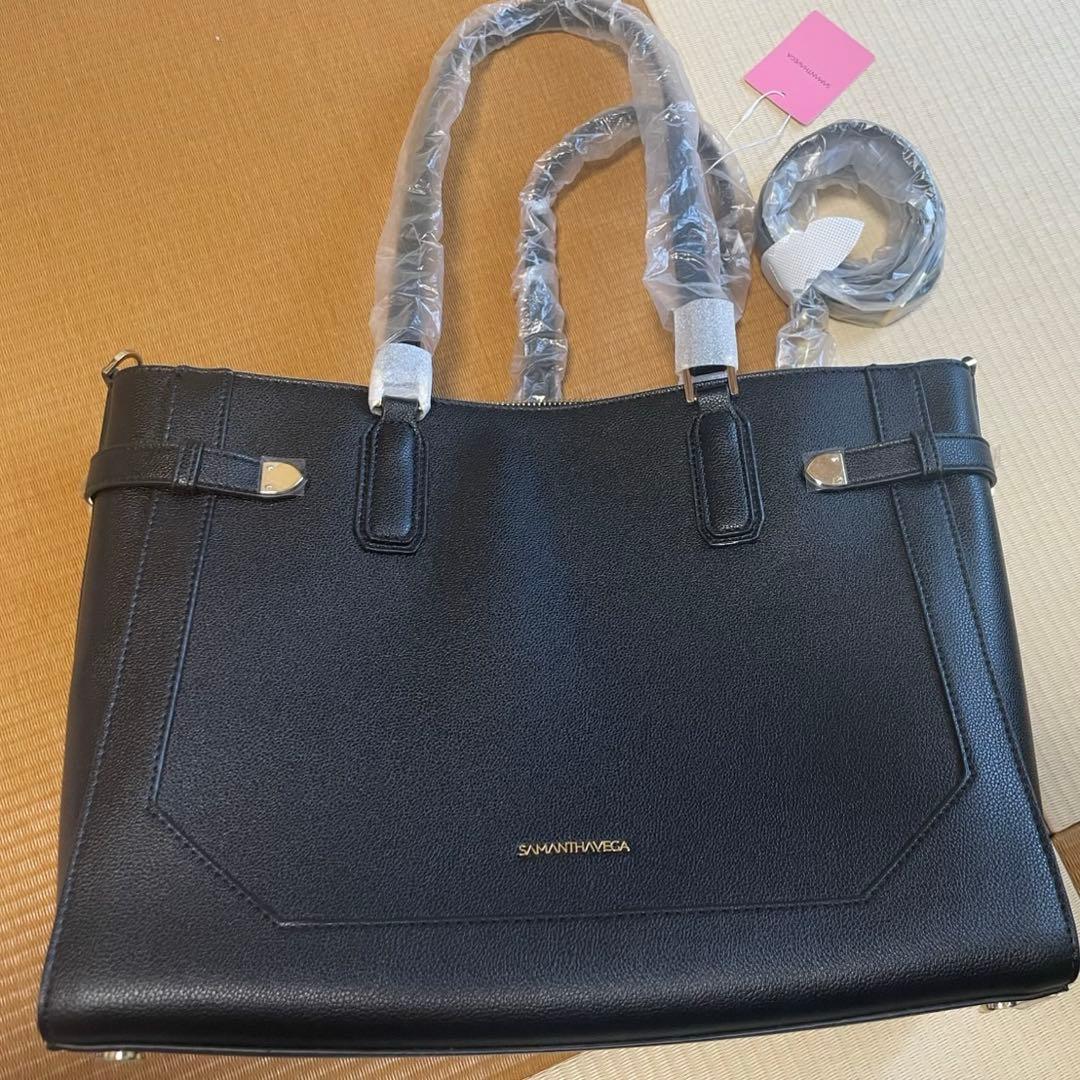 SAMANTHAVEGA ベルト金具A4トートバッグ