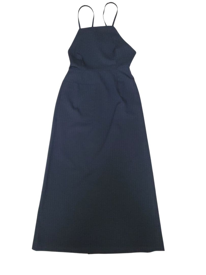 ランバンオンブルー　ブラックサロペット・オーバーオール