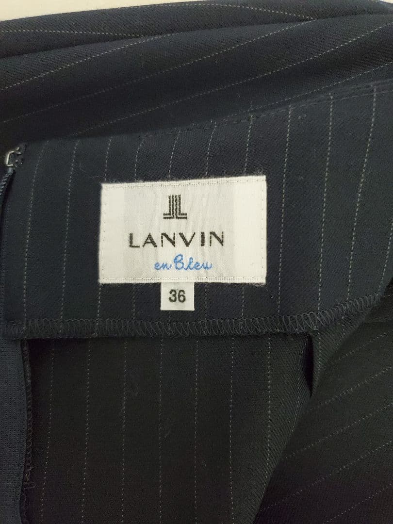 ランバンオンブルー　ブラックサロペット・オーバーオール