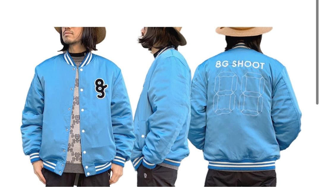 8gshoot SATIN STADIUM JUMPER エイジシュート