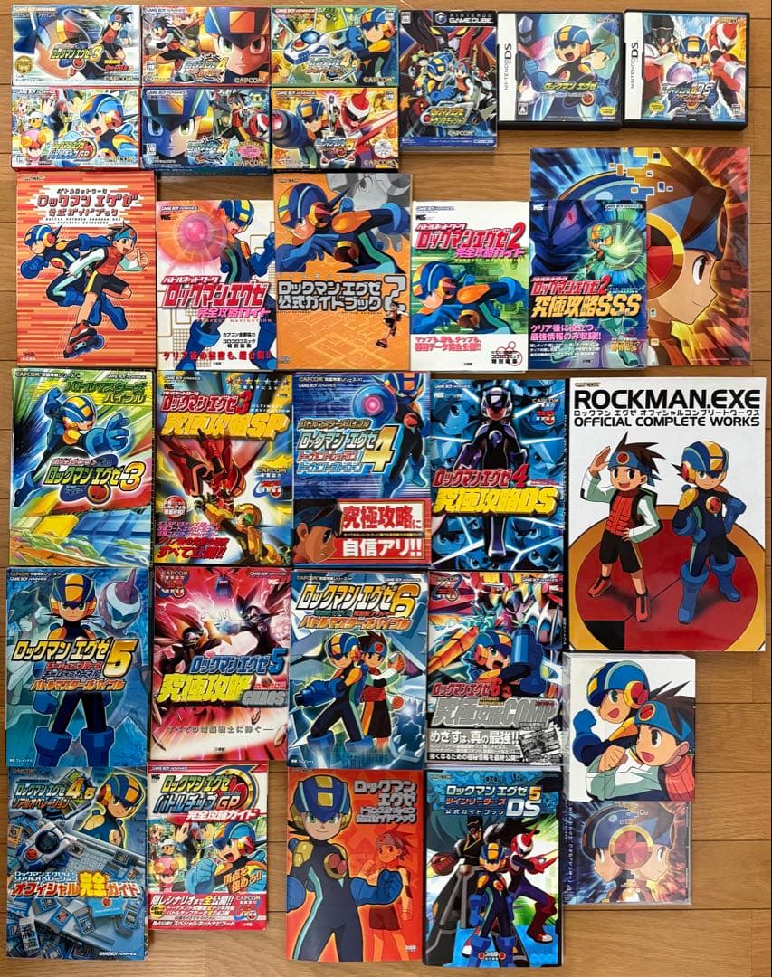 ロックマンエグゼ まとめ売り ゲーム 攻略本 サントラCD