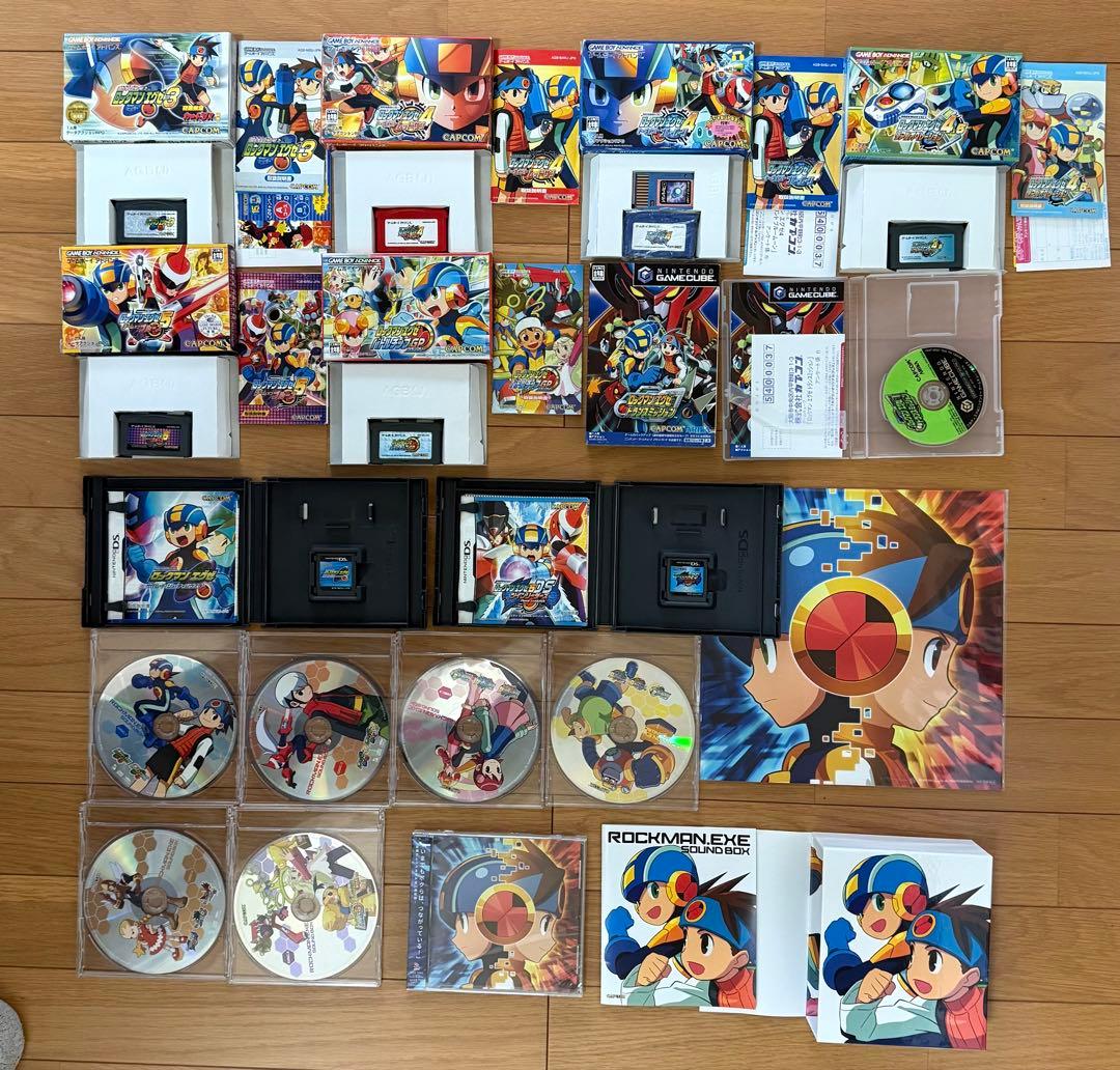 ロックマンエグゼ まとめ売り ゲーム 攻略本 サントラCD