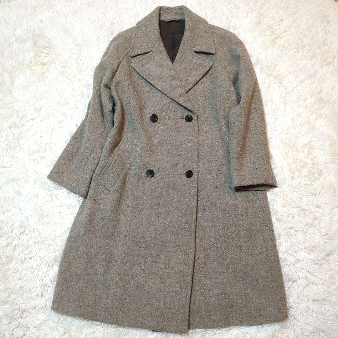 極美品　マーガレットハウエル　ツイードコート　ロングコート　Ⅱサイズ