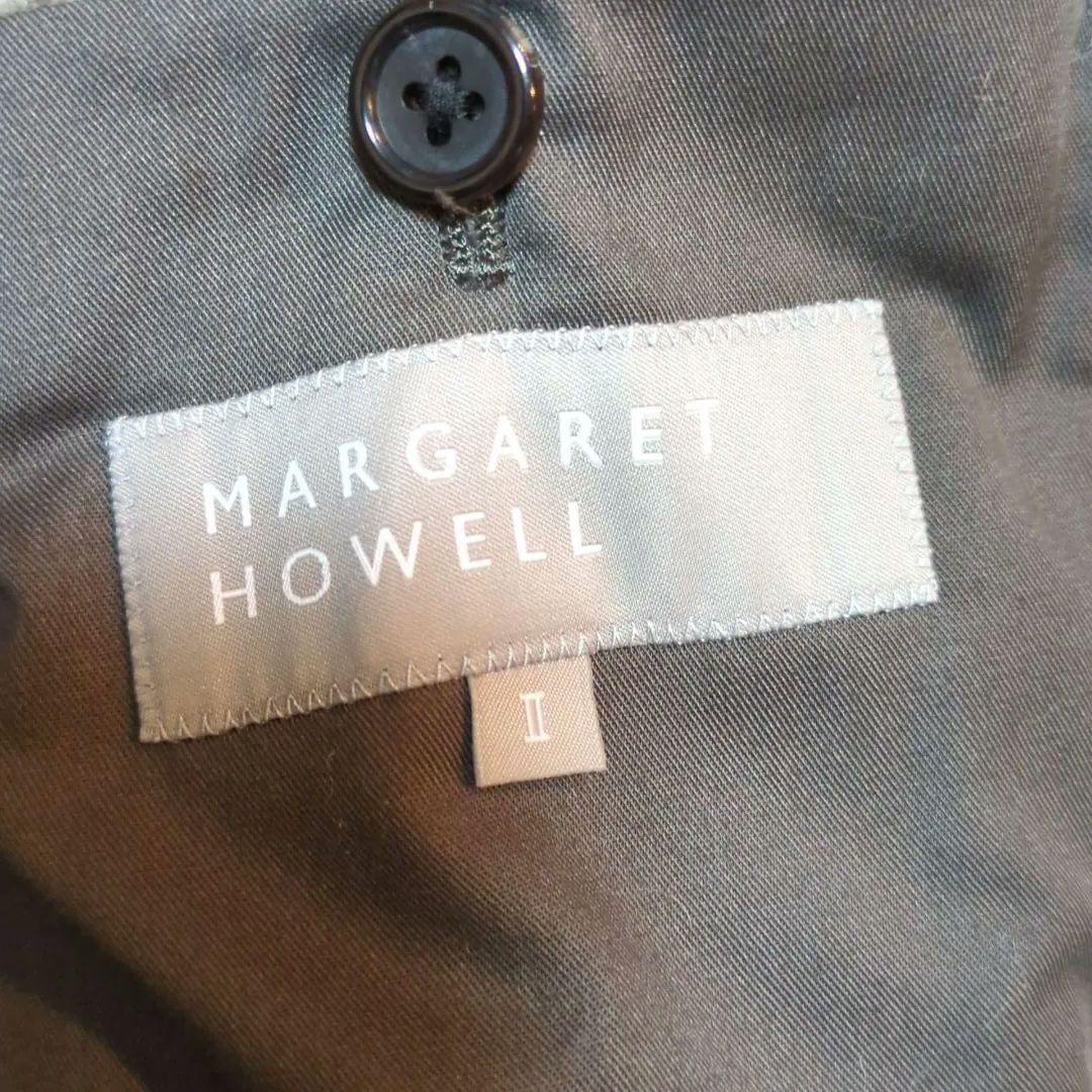 極美品　マーガレットハウエル　ツイードコート　ロングコート　Ⅱサイズ