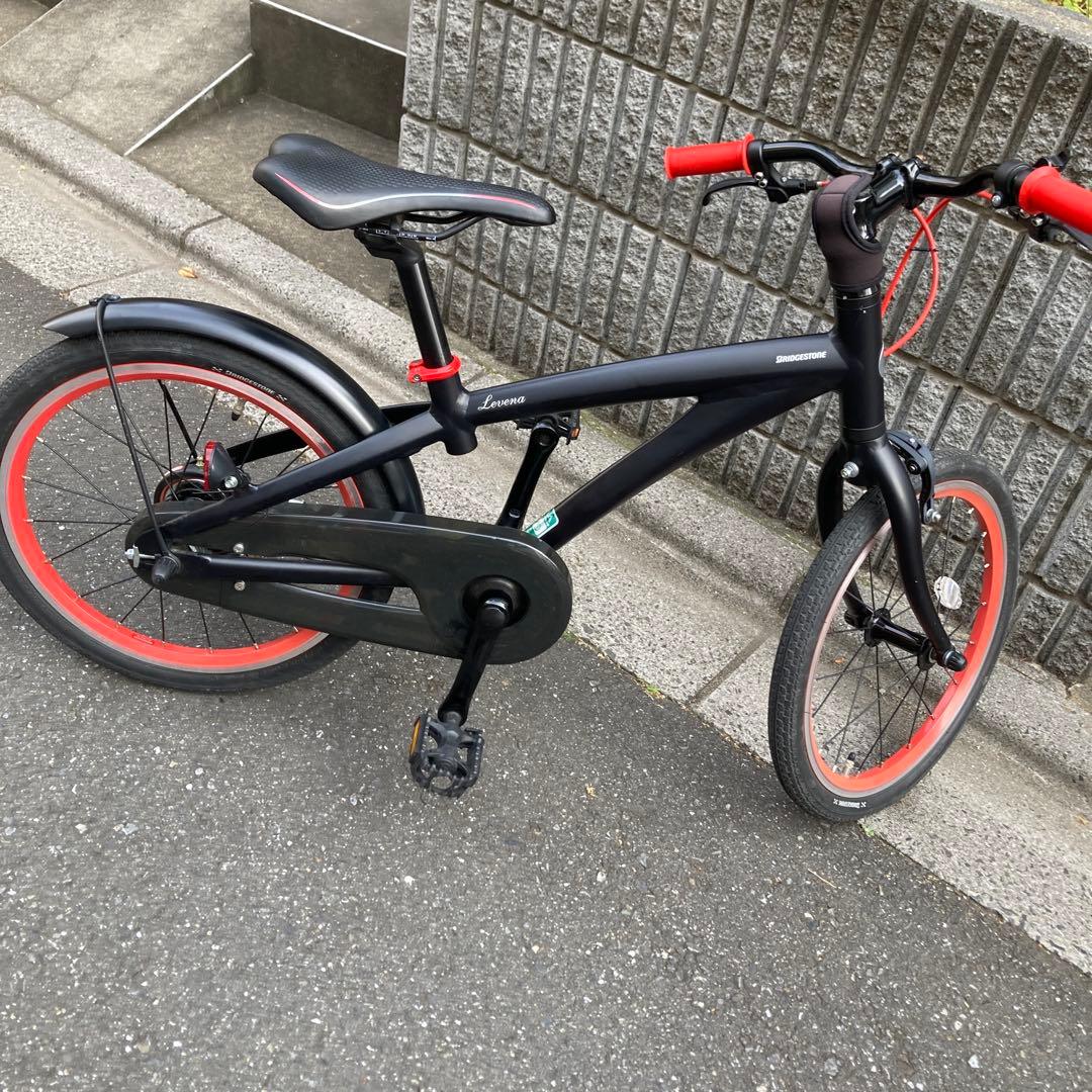 ブリヂストンレベナ　キッズ自転車 18インチ ブラック BAA認証 手渡し限定