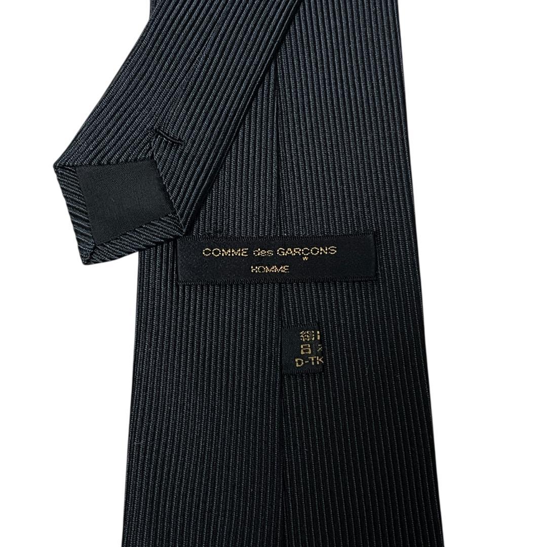 コムデギャルソンオム ネクタイ ブラック ソリッドタイ 90s 00sアーカイブ