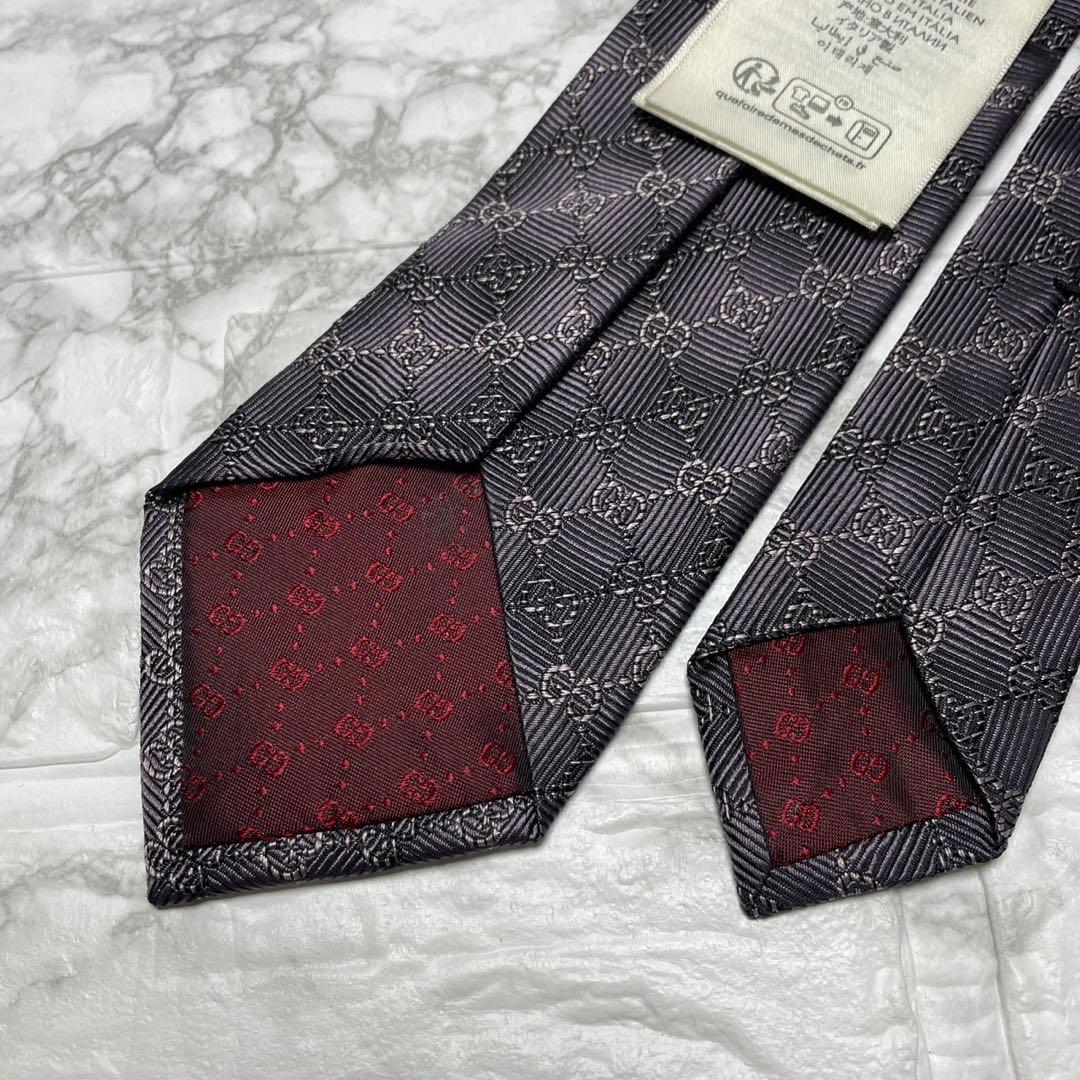 グッチ　GUCCI GG シマ　ネクタイ　グラデーション　スーツ　シャツ