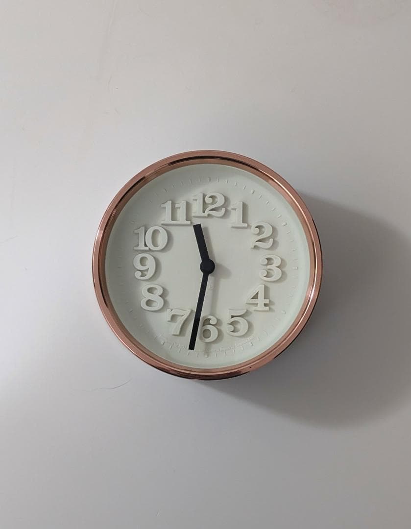 名作 渡辺力 小さな時計 純銅モデル リキクロック ジャパニーズモダン