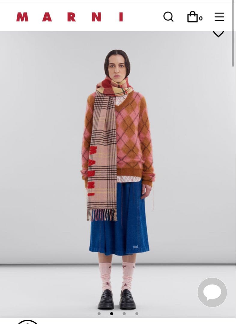 MARNI 2024AW新作マフラー