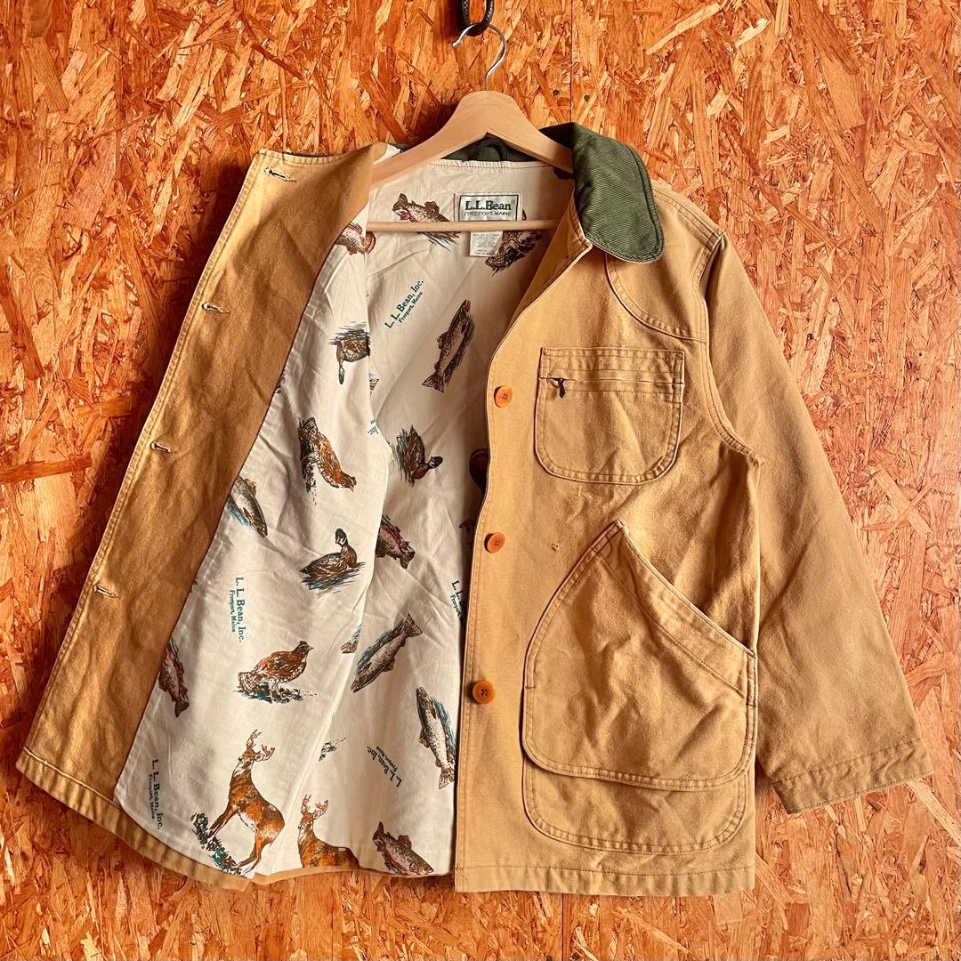 80s OLD L.L.Bean USA製 ハンティングジャケット カバーオール